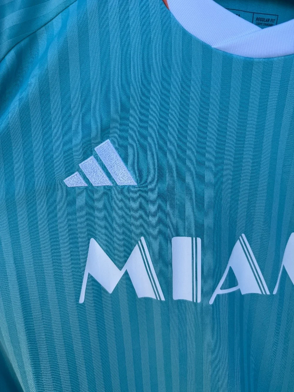 New W/ Tags! Men's Adidas Inter Miami CF 2025 MLS Jersey Aqua Aeroready Size XL
